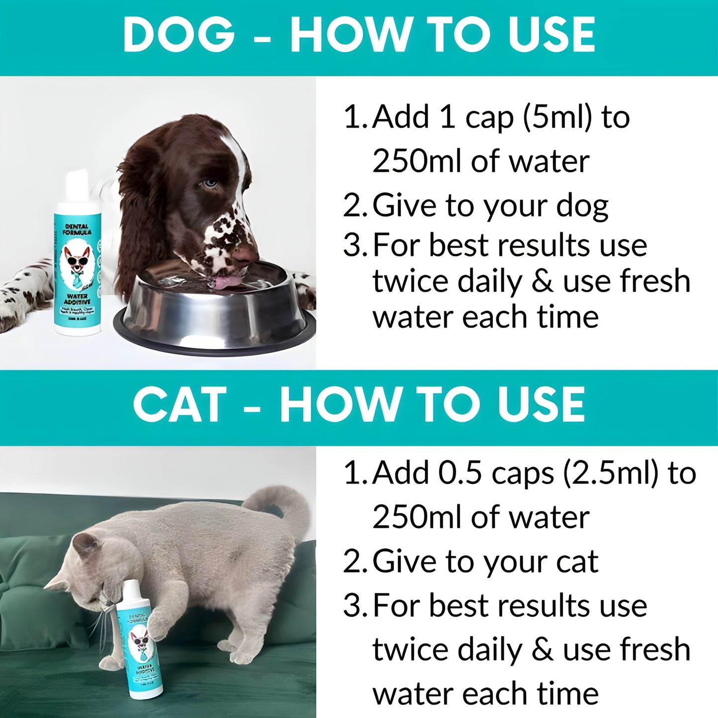 Dental water — daily oral support, no brushing needed