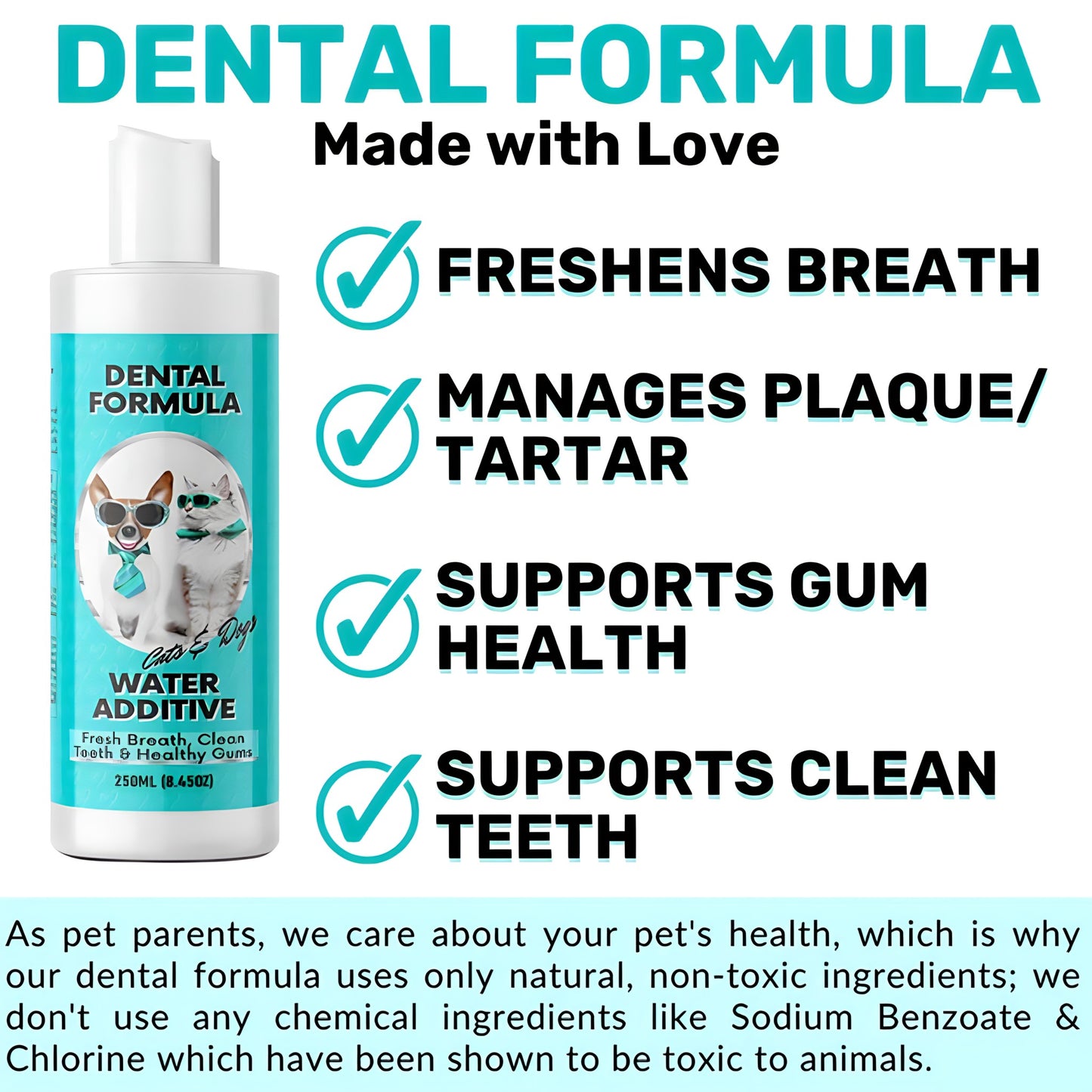 Dental water — daily oral support, no brushing needed